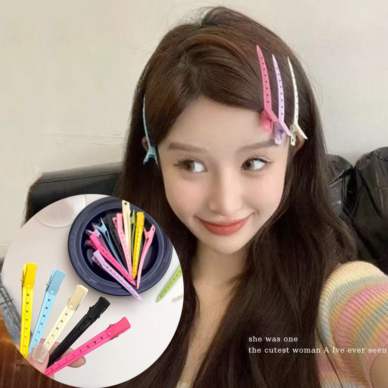 Hair Care Barber - 6pcs Metal Duckbill Curly Hair Clips