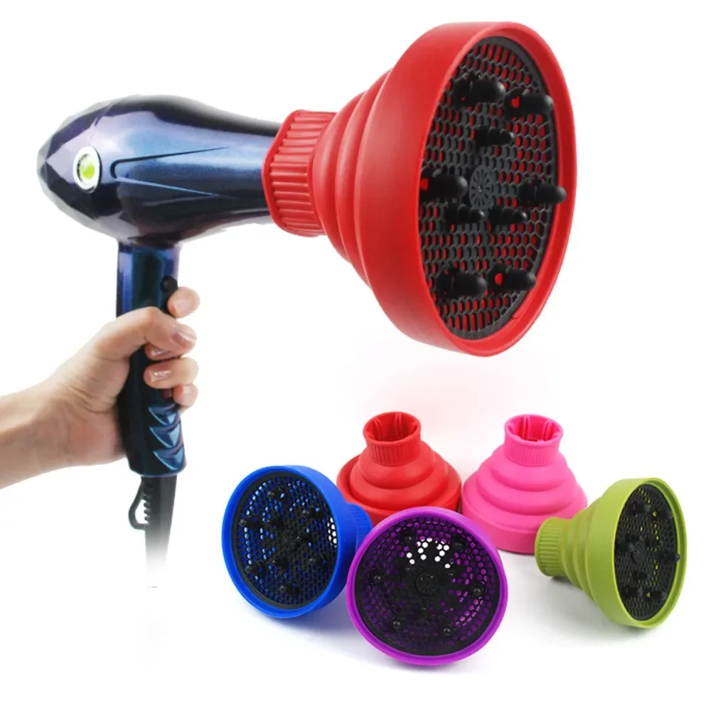 Hair Care Brand - Universal Silicone Hairdryer Diffuser Cover Hair