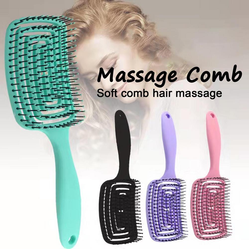 Detangling Hair Brush Hollow O - Hair Care For Curly Dry Hair recension och pris