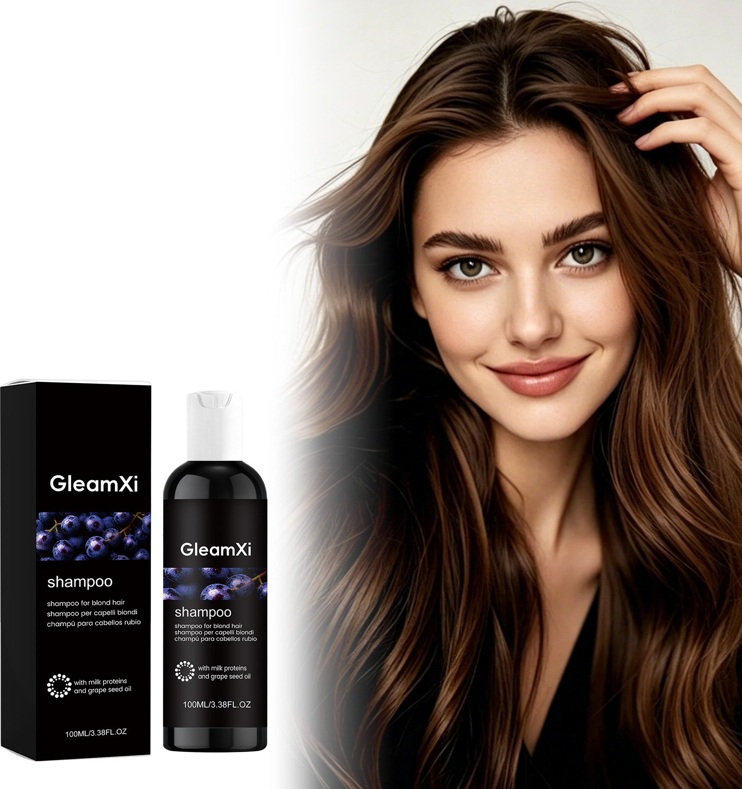 GleamXi Blonde Hair Color Prot - Hair Care For Dry And Frizzy Hair recension och pris