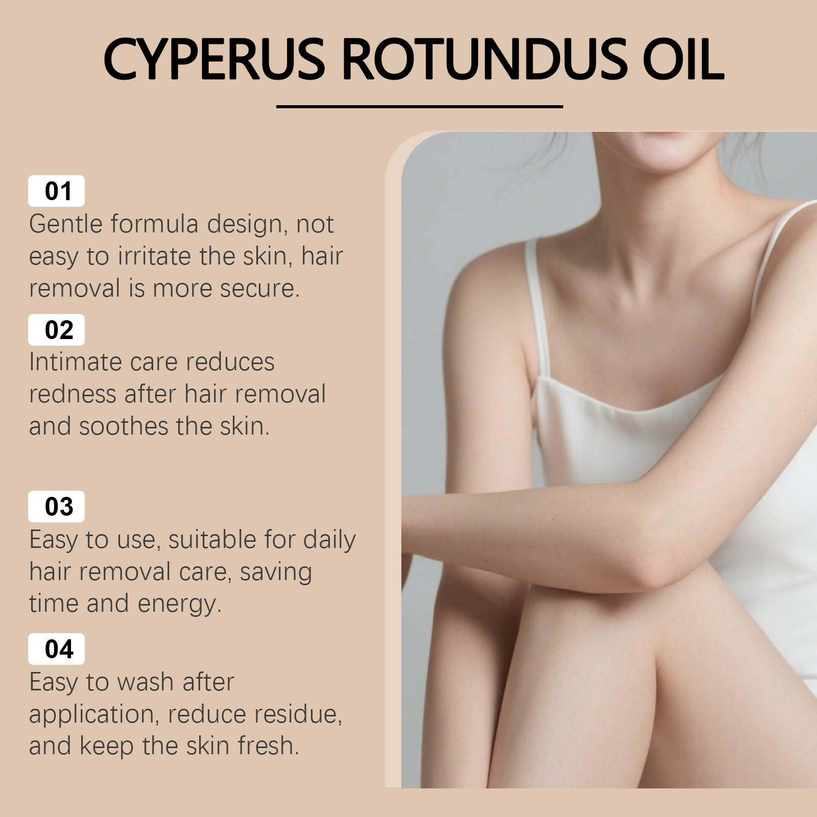 Cyperus Rotundus Oil for Hair  - Hair Care China recension och pris