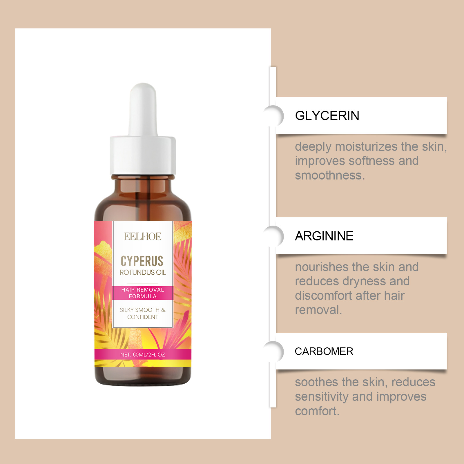 Cyperus Rotundus Oil for Hair  - Hair Care China recension och pris
