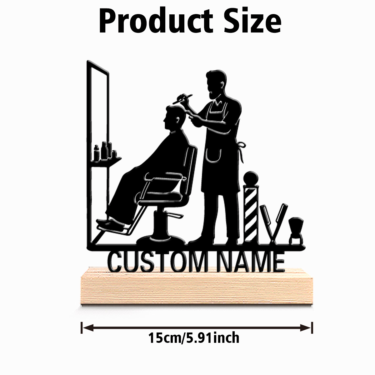1pc Beauty Personalized Custom - Hair Care Barber recension och pris