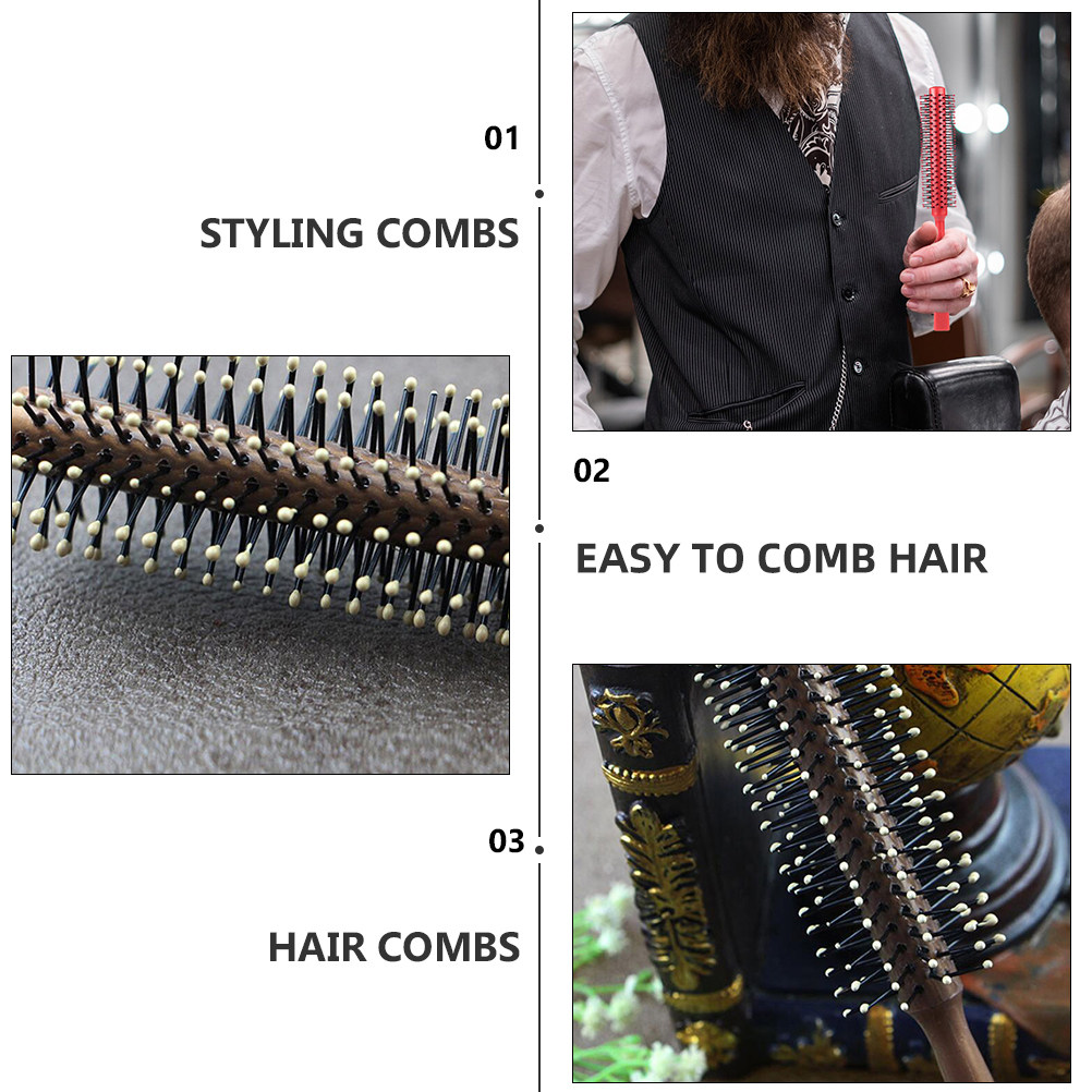 4Pcs Hair Roller Combs Tough H - Hair Care In Salon recension och pris