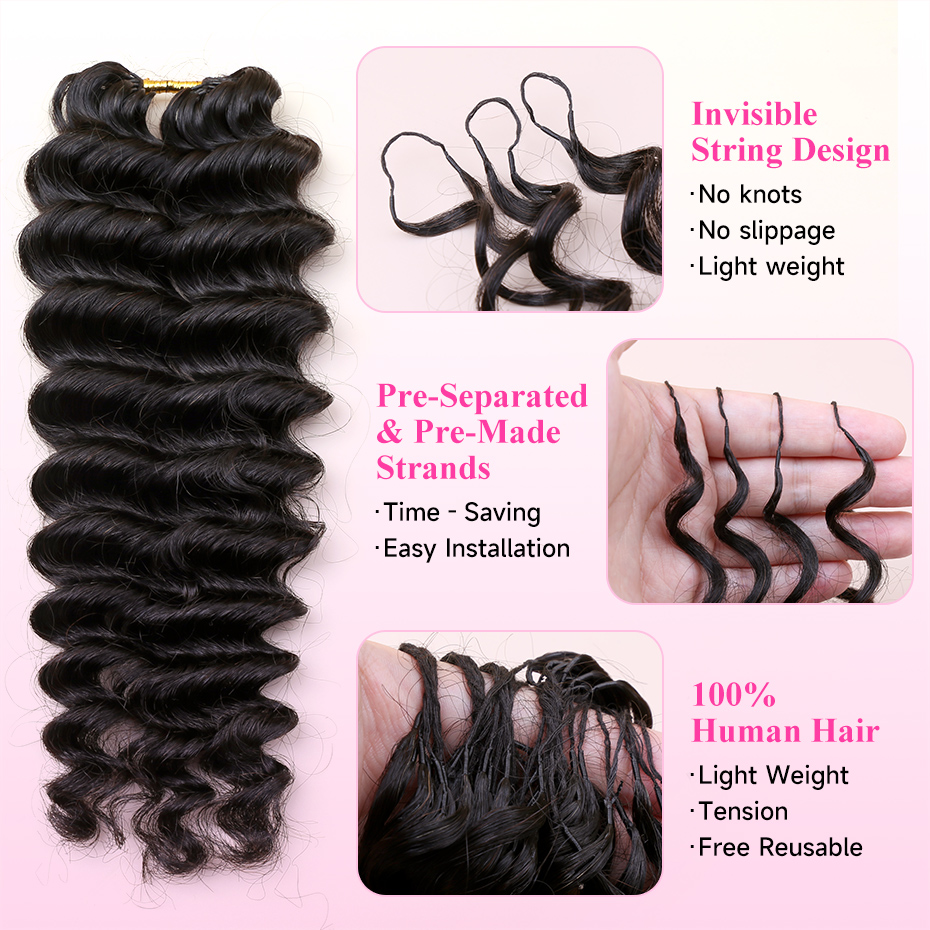 Deep Wave Feather Crochet Huma - Hair Care Barber recension och pris