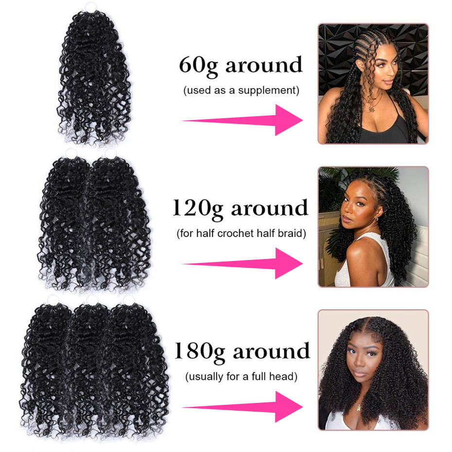 Deep Wave Feather Crochet Huma - Hair Care Barber recension och pris