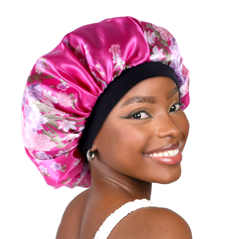 Women Satin Bonnet Elastic Wid - Hair Care China recension och pris