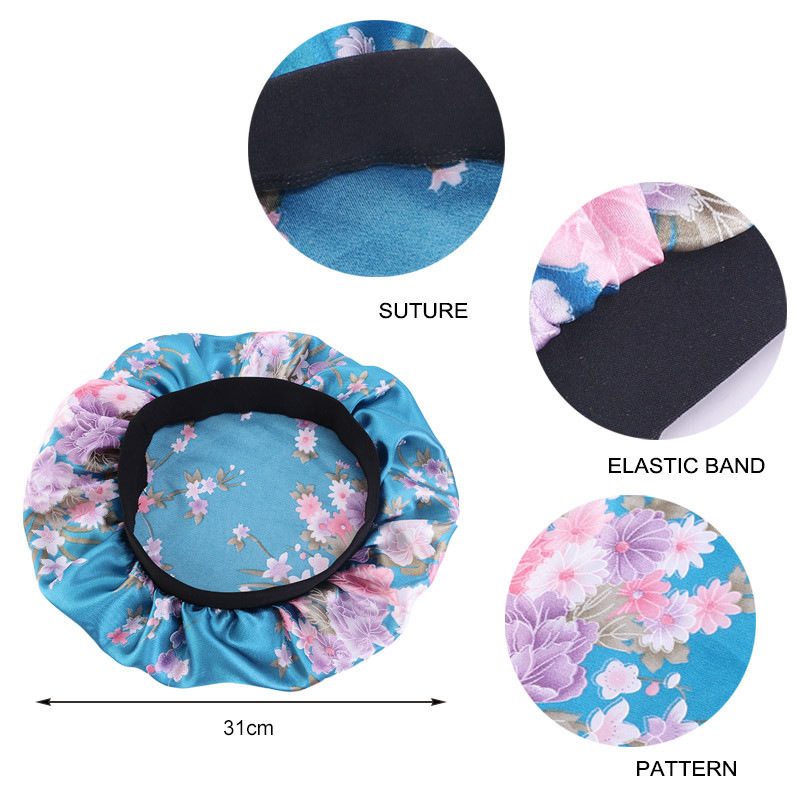 Women Satin Bonnet Elastic Wid - Hair Care China recension och pris