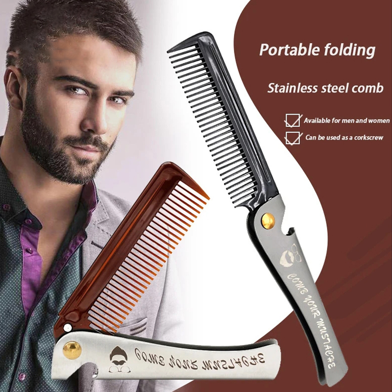 1pc foldable portable comb - u - Hair Care China recension och pris