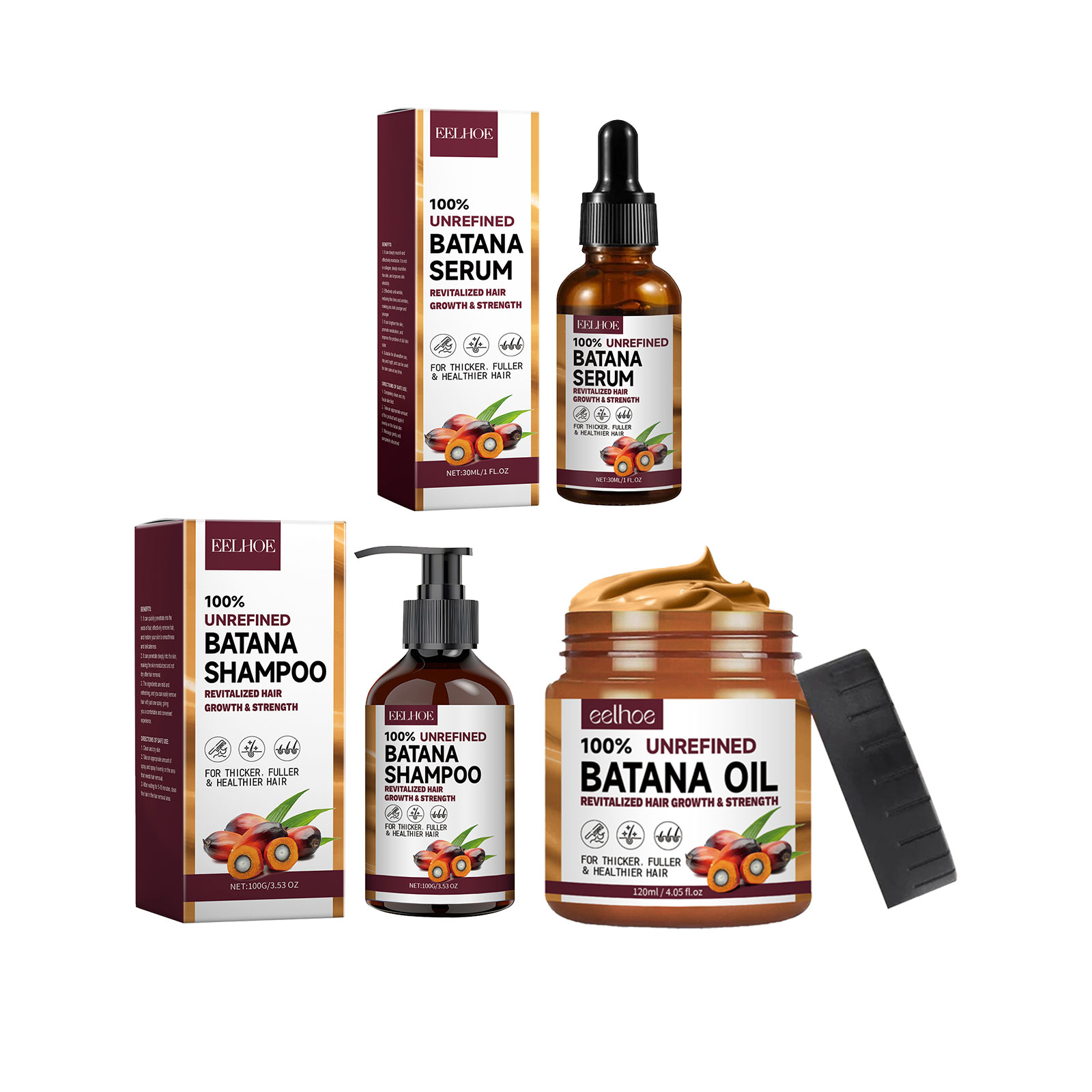 EELHOE Natural Batana Oil Deep - Hair Care Treatment recension och pris