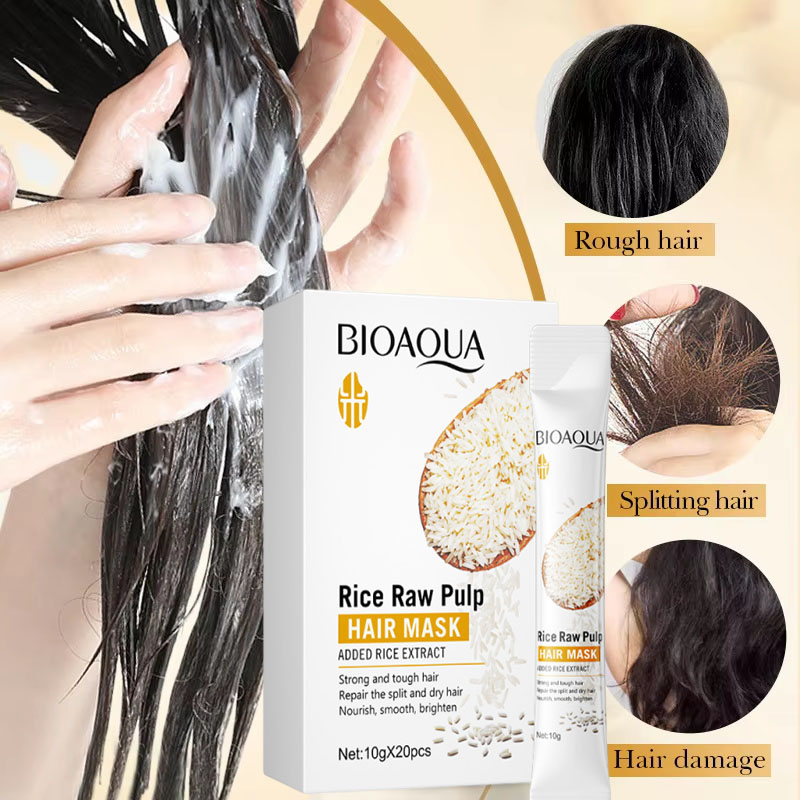 Rice Magical Keratin Hair Mask - Hair Care For Dry And Frizzy Hair recension och pris