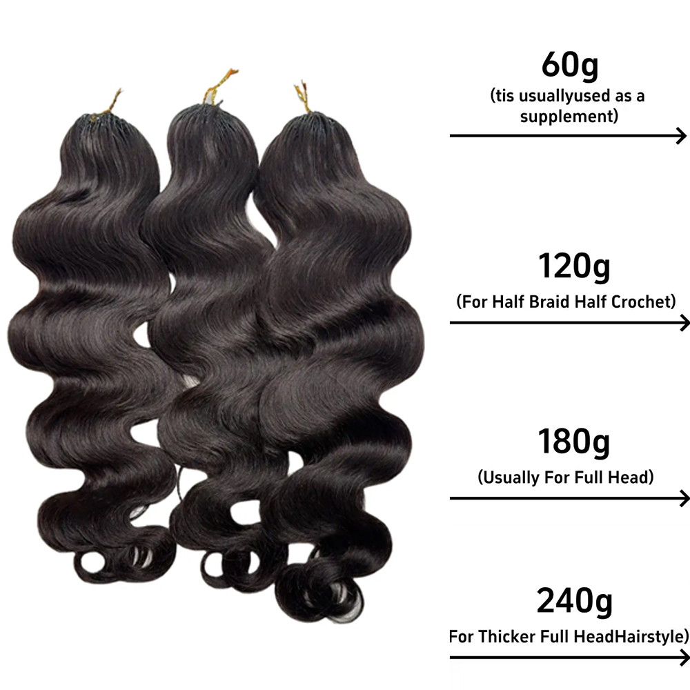 Knotless Pre Separated 100% Hu - Hair Care Barber recension och pris