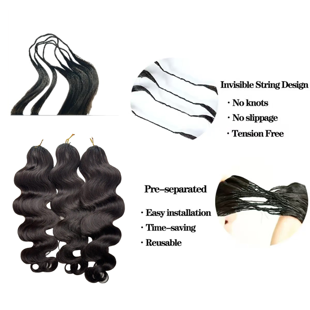 Knotless Pre Separated 100% Hu - Hair Care Barber recension och pris