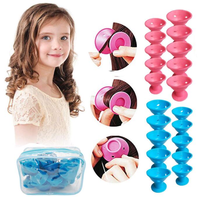 10pcs hair curler  Magic Silic - Hair Care For Curly Dry Hair recension och pris