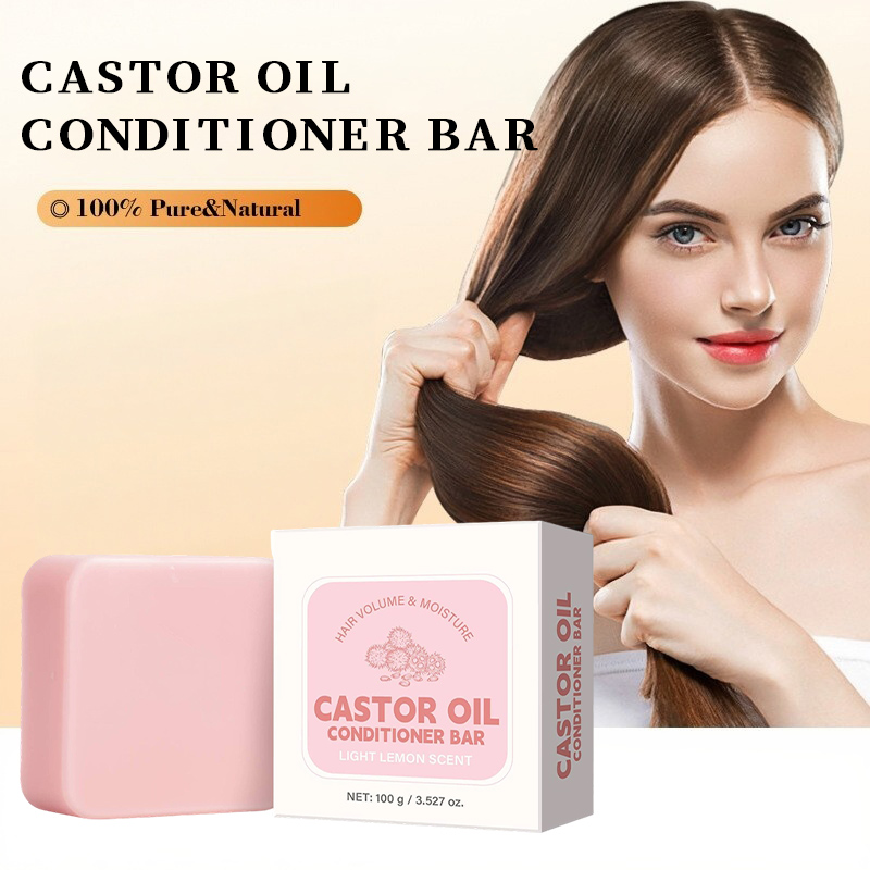 Castor Oil Conditioner Soap Ba - Hair Care For Dry And Frizzy Hair recension och pris