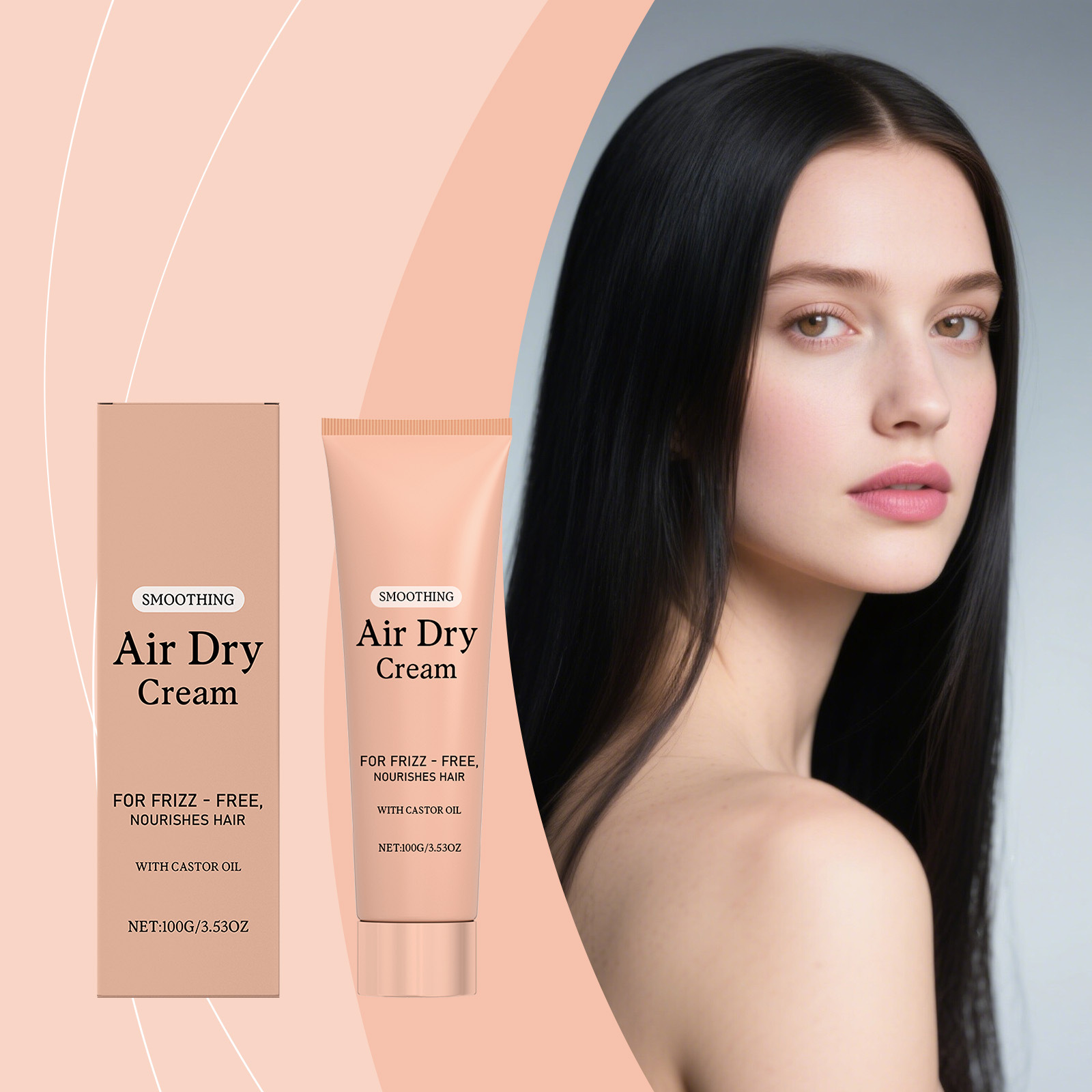 Air Dry Smoothing Hair Cream A - Hair Care For Dry And Frizzy Hair recension och pris